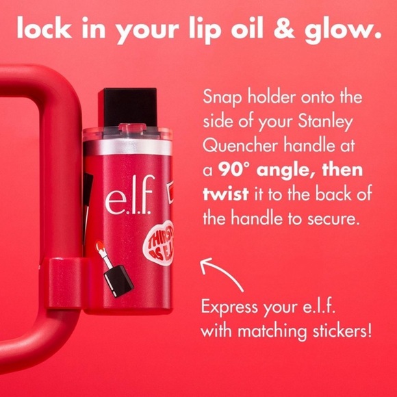 Last One!! Elf Tumbler Lip Oil Holder-Coral Fixation - Picture 5 of 7